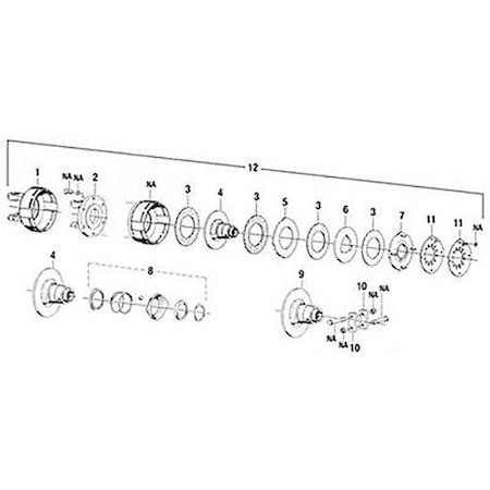 Aftermarket New Inner Drive Plate Made Fits Massey Ferguson MF Round Baler Models 1059276M1